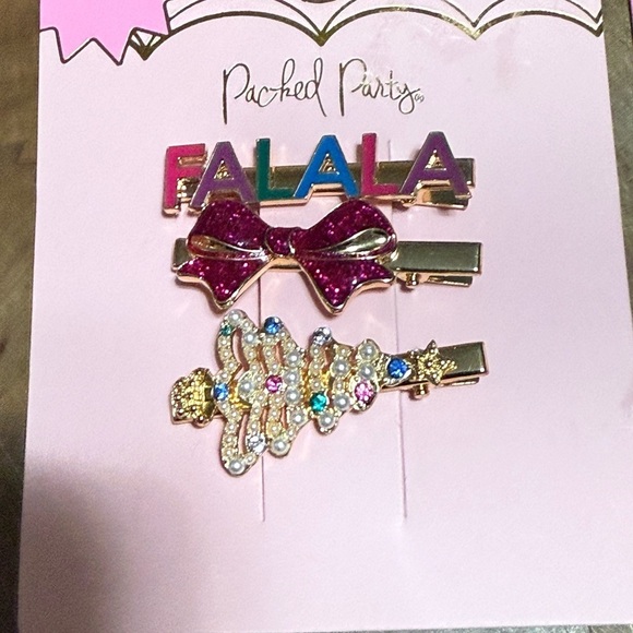 Packed Party Festive Holiday Christmas Hair Clips - NEW!!! - Picture 8 of 9